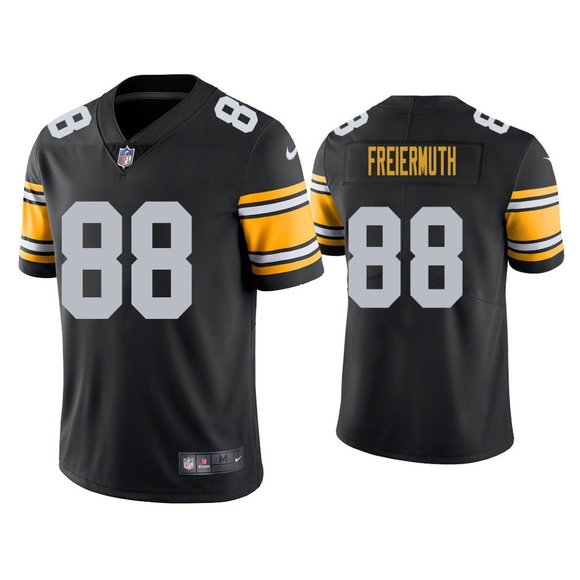 Men's Pittsburgh Steelers #88 Pat Freiermuth Black Vapor Untouchable Limited Stitched Jersey Men's Pittsburgh Steelers #88 Pat Freiermuth Black Vapor Untouchable Limited Stitched Jersey